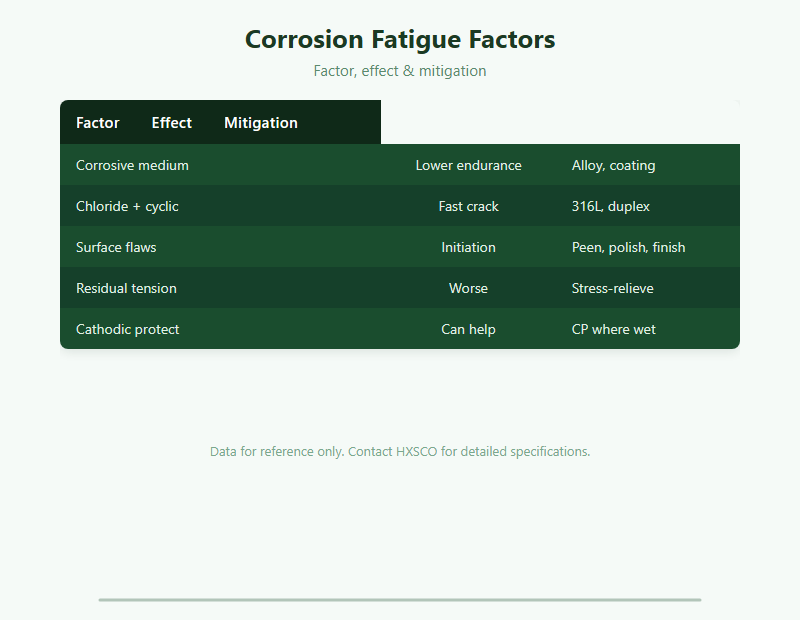 Corrosion Fatigue in Metals: Mechanism, Alloys & Prevention chart