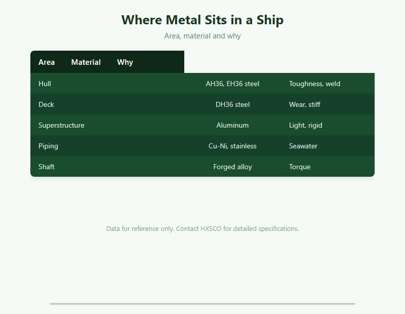 Metal for Shipbuilding: Plate, Profile and Corrosion Plan chart