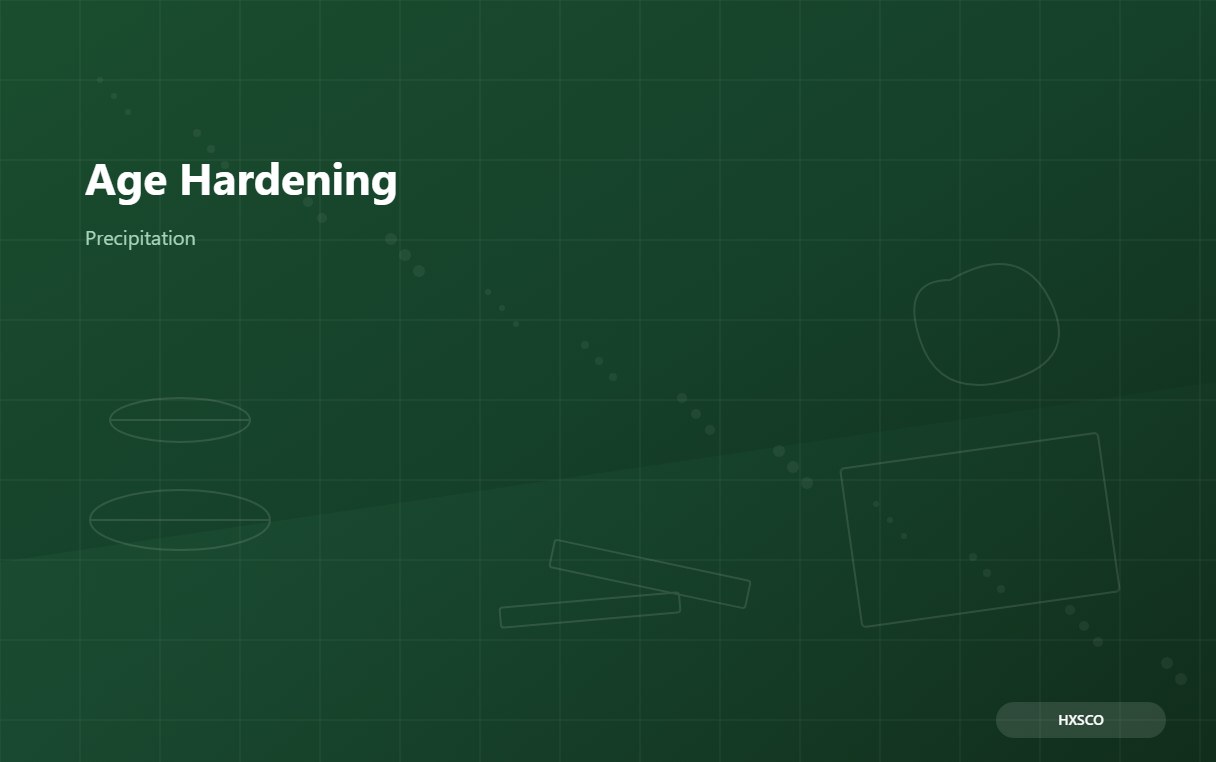 Age Hardening Guide: Precipitation Hardening, T6 & Peak Strength