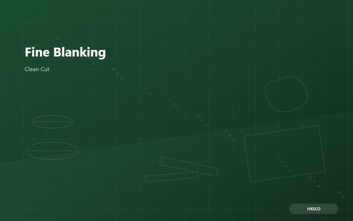 Fine Blanking Guide: Burr-Free Precision Stamping