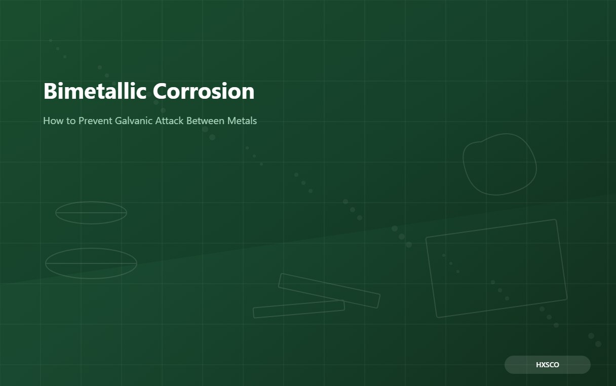Bimetallic Corrosion: How to Prevent Galvanic Attack Between Metals