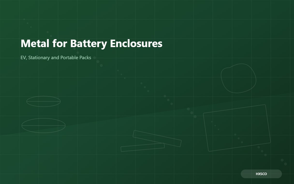 Metal for Battery Enclosures and Cases: A Buyer Guide