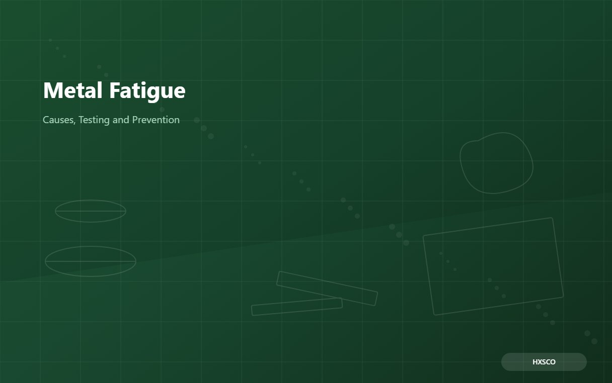 Metal Fatigue: Causes, Testing and Prevention — A Buyer Guide