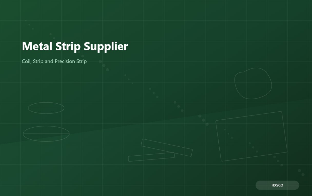 Metal Strip and Coil Supplier – Precision Strip from Shanghai