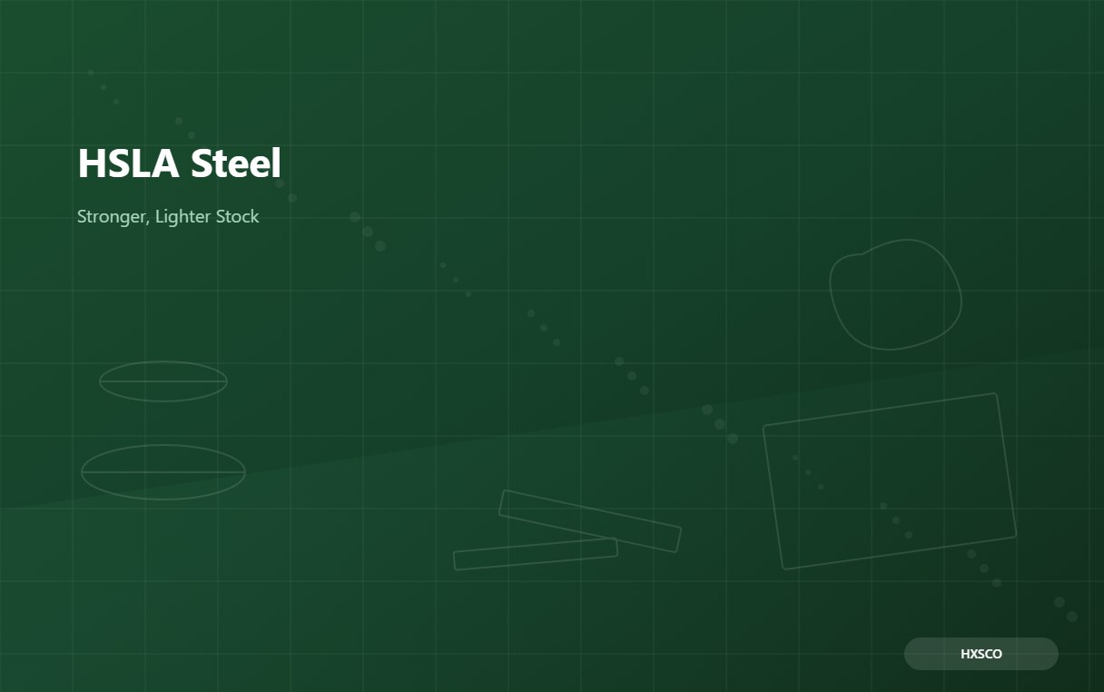 HSLA Steel: A Buyer Guide