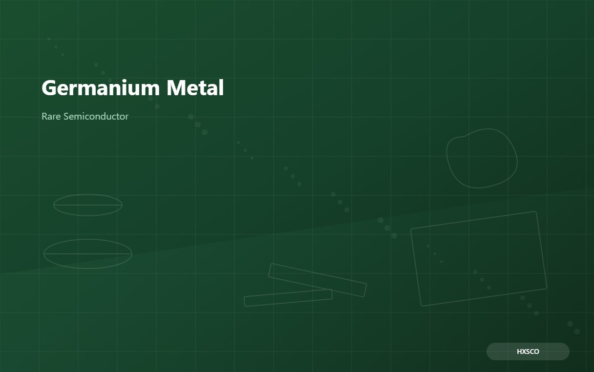 Germanium: A Buyer's Guide
