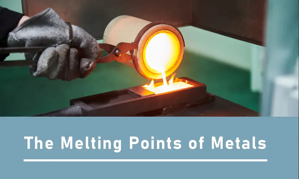 melting points of metals